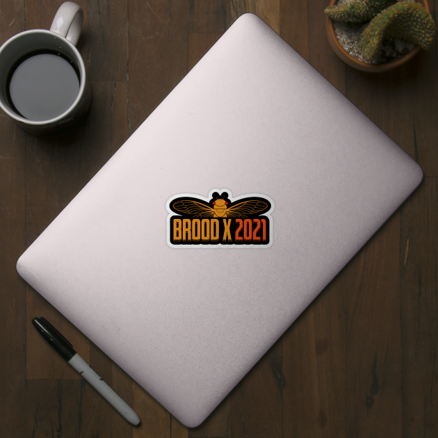Cicada Brood X 2021 Reemergence Theme Minimalist product by creative